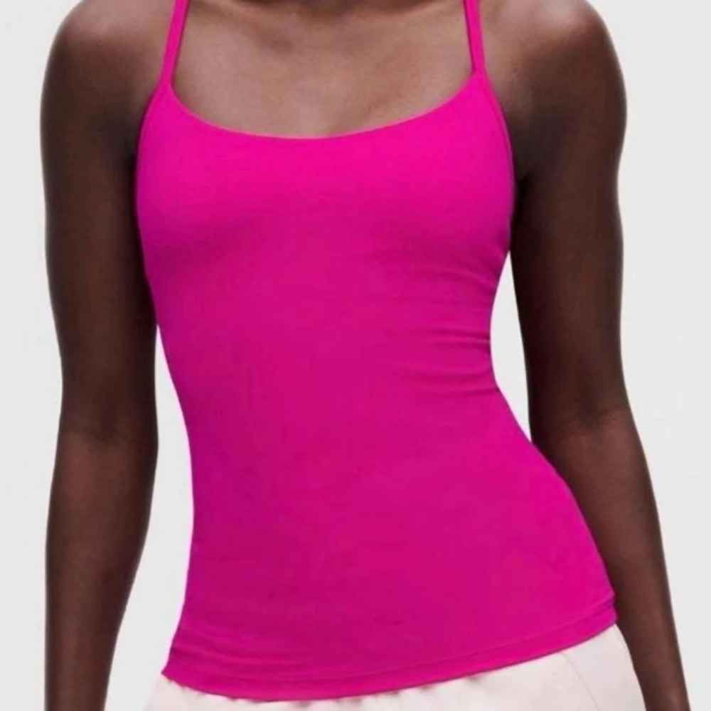 FLOW Y  TANK TOP LIGHT SUPPORT B/C CUP, Color: PINK FLARE, Size: X SMALL, Style: LW1GDDS