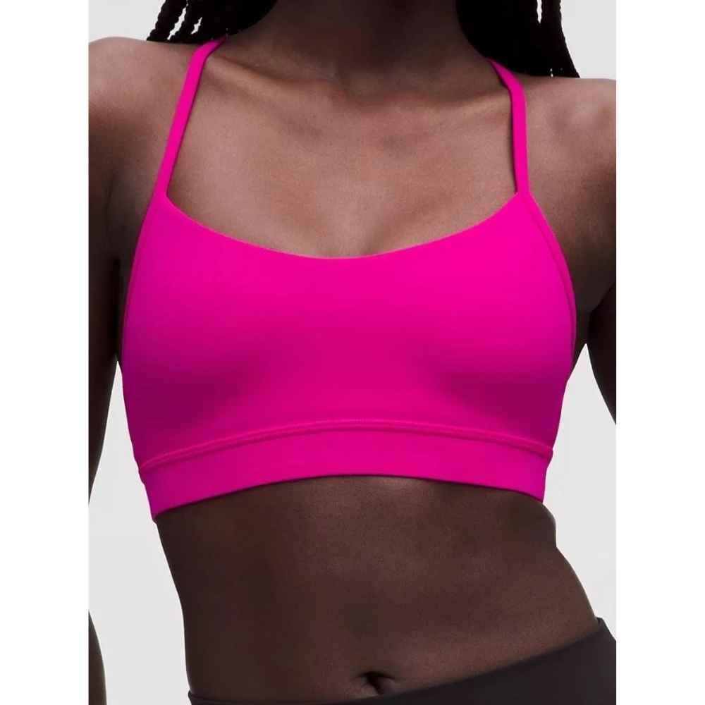 FLOW Y BRA NULU LIGHT SUPPORT A-C CUP, Color: PINK FLARE, Size: 2, Style: LW2DH5S