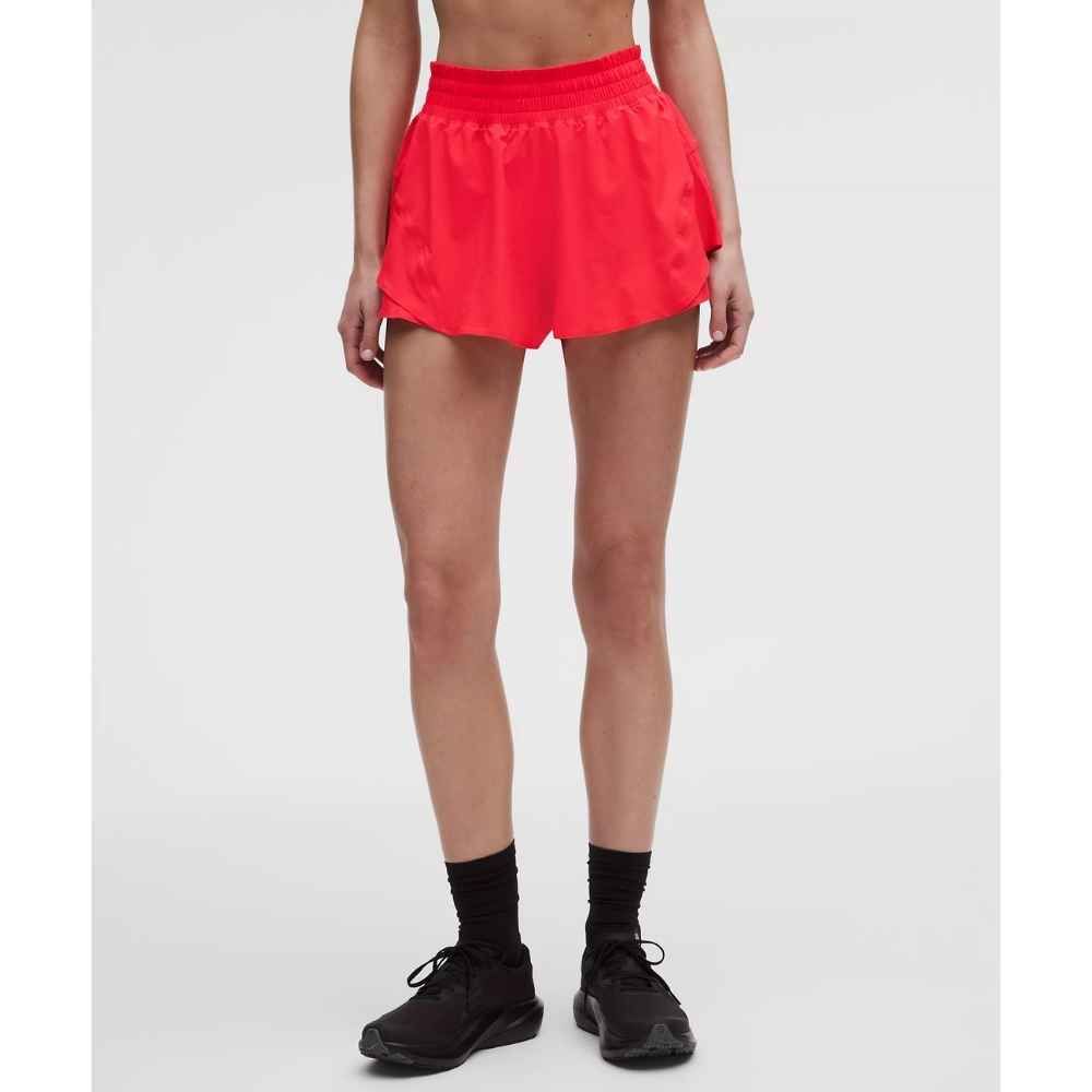 SHAKE IT OUT HIGH RISE RUNNING SHORT 2.5", Color: STAR BURST TONE, Size: X SMALL, Style: LW7DENS