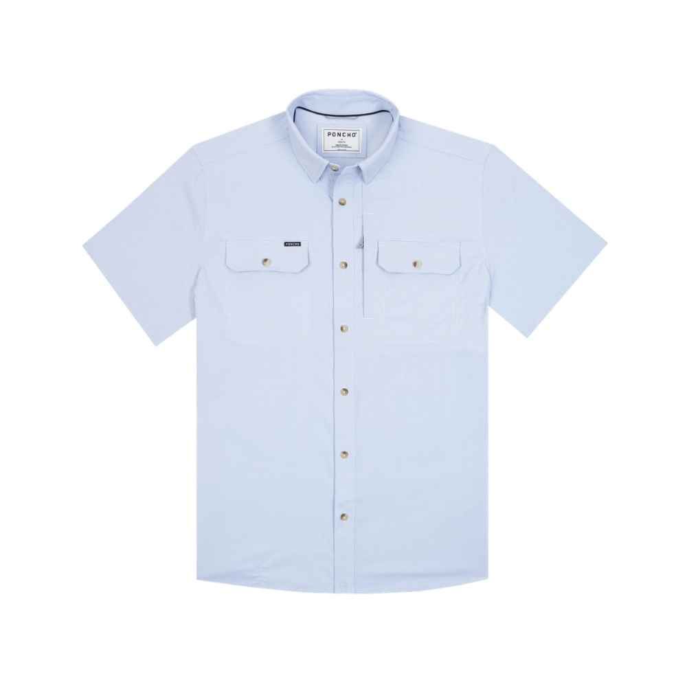 THE ANCHOA, Color: BLUE MICROCHECK, Size: LARGE