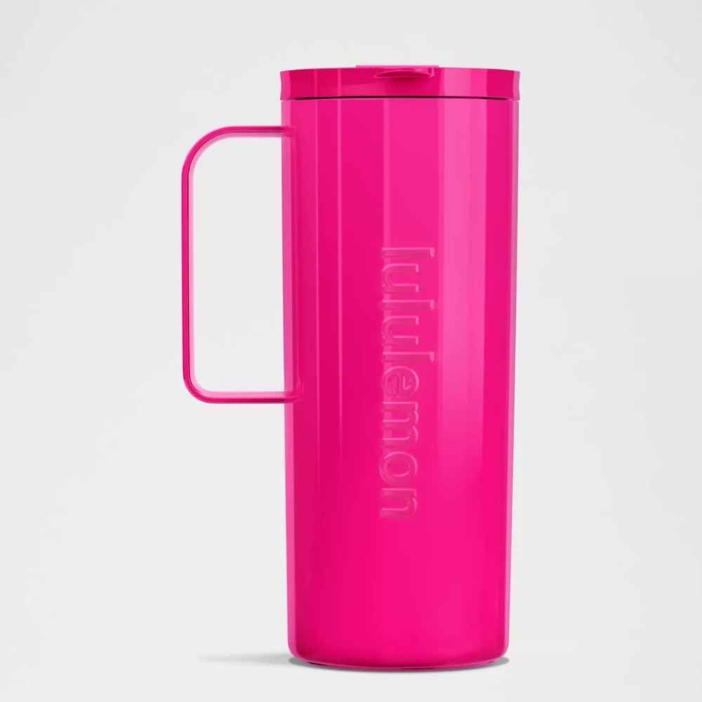 INSULATED MUG 20OZ  SHINE, Color: PINK FLARE