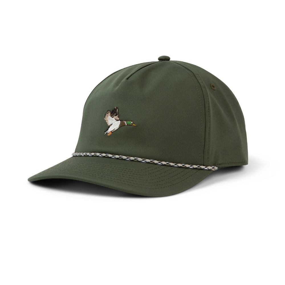 GREEN MALLARD ROPE HAT, Color: GREEN MALLARD ROPE