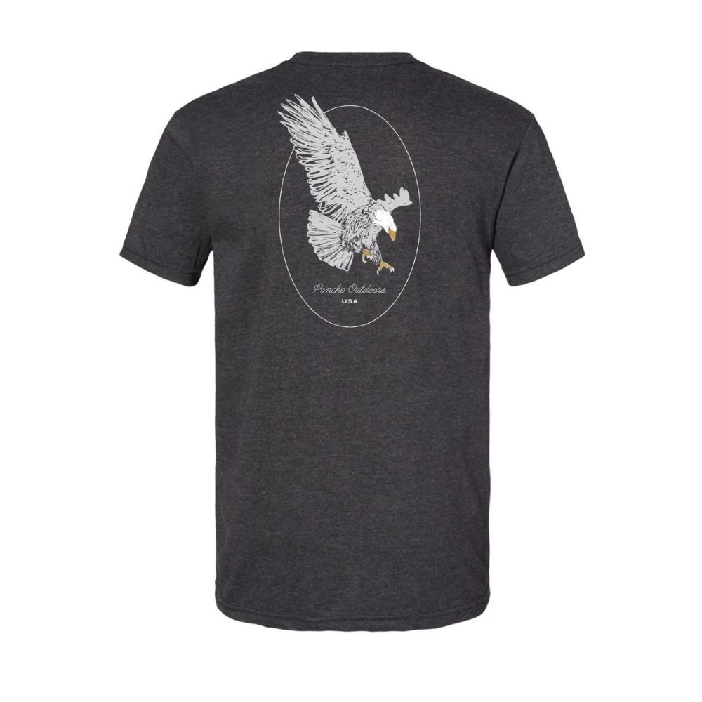 THE EAGLE 76 T-SHIRT, Color: BLACK EAGLE 76, Size: SMALL