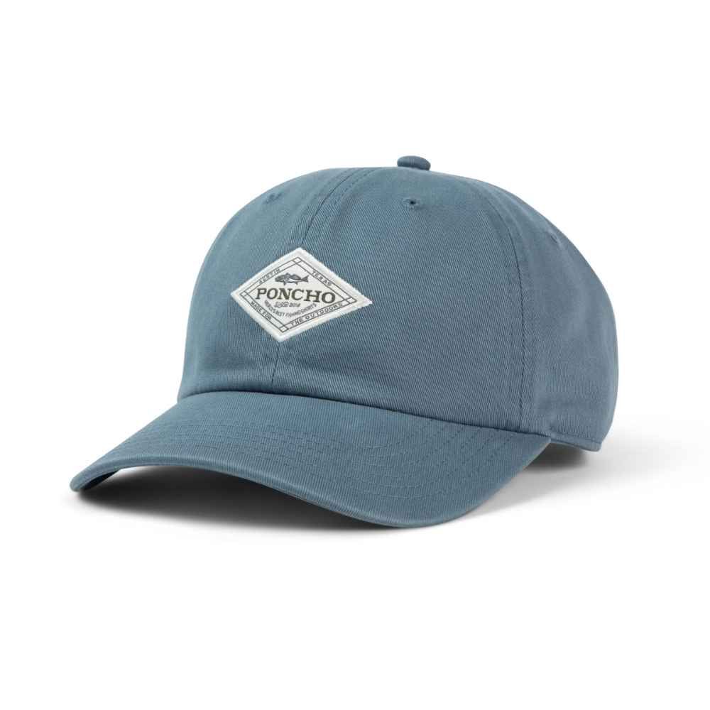 LAKE BLUE DIAMOND PATCH HAT, Color: LAKE BLUE