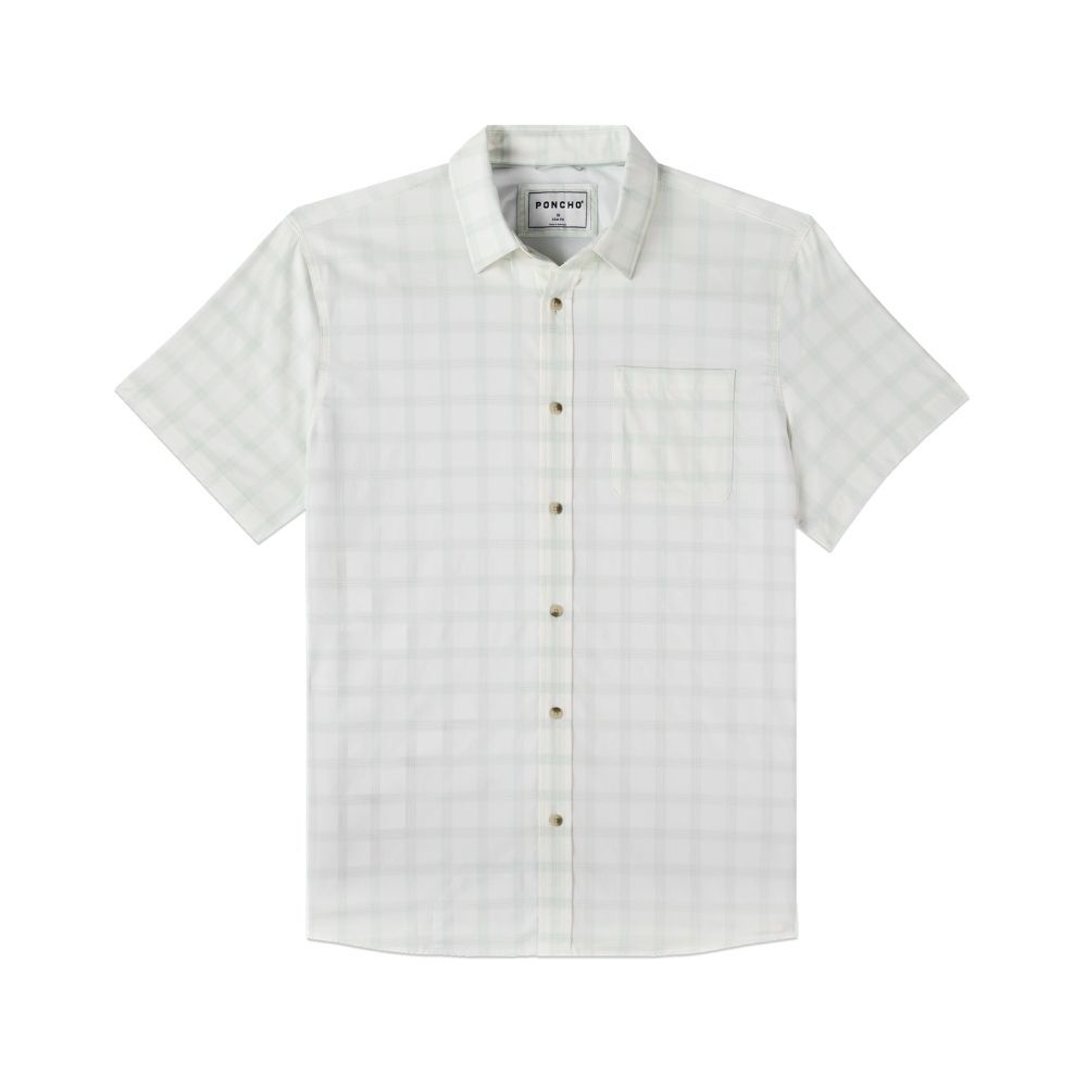 THE AMELIA, Color: PALE GREEN PLAID, Size: MEDIUM