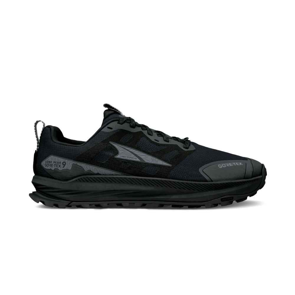 M LONE PEAK 9 GTX, Color: BLACK/BLACK, Size: 9