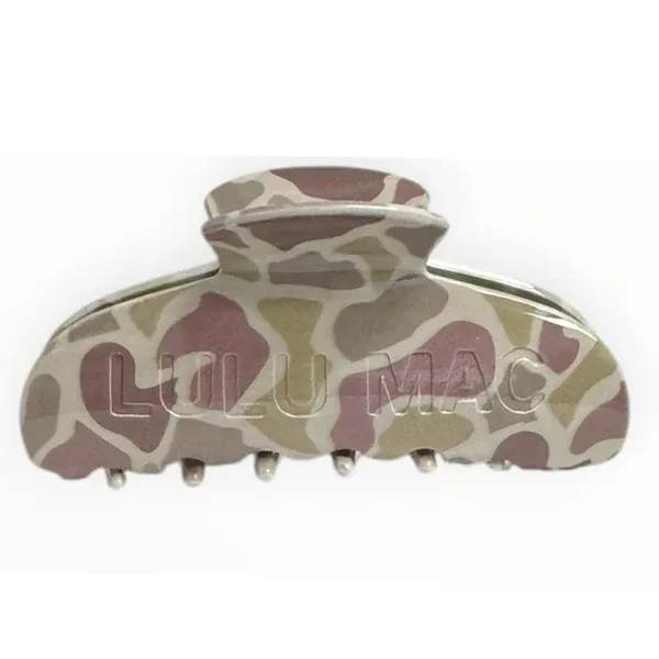 LULU MAC HAIR CLIPS, Color: LIGHT CAMO