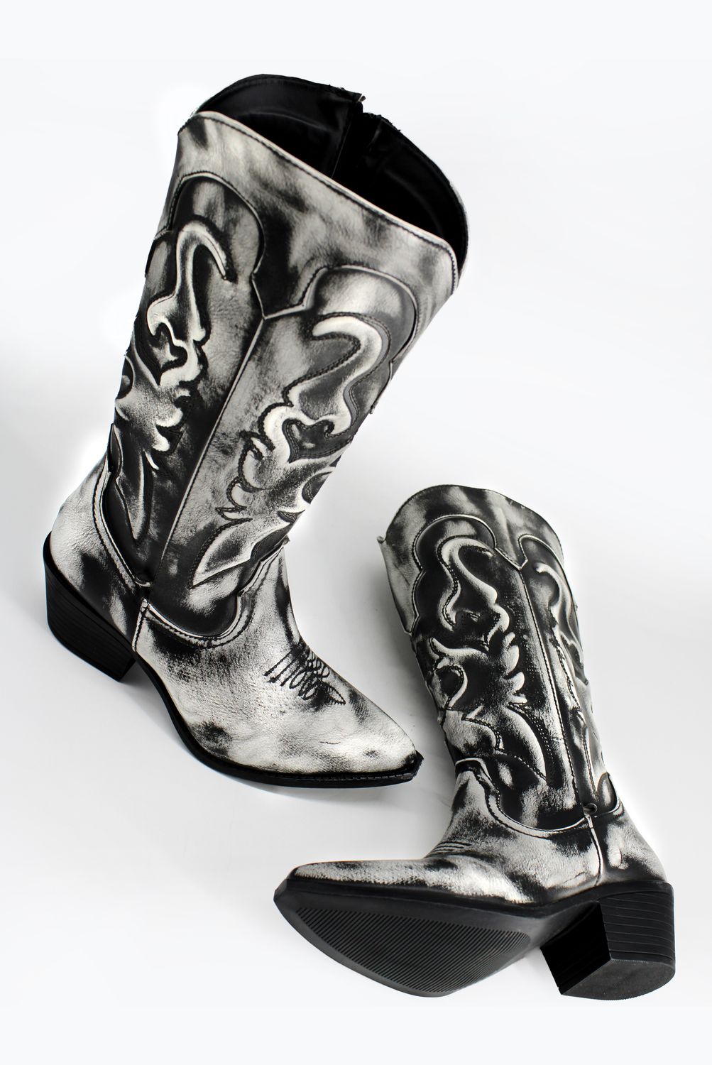 Bota Maquech Oxidado Gris.