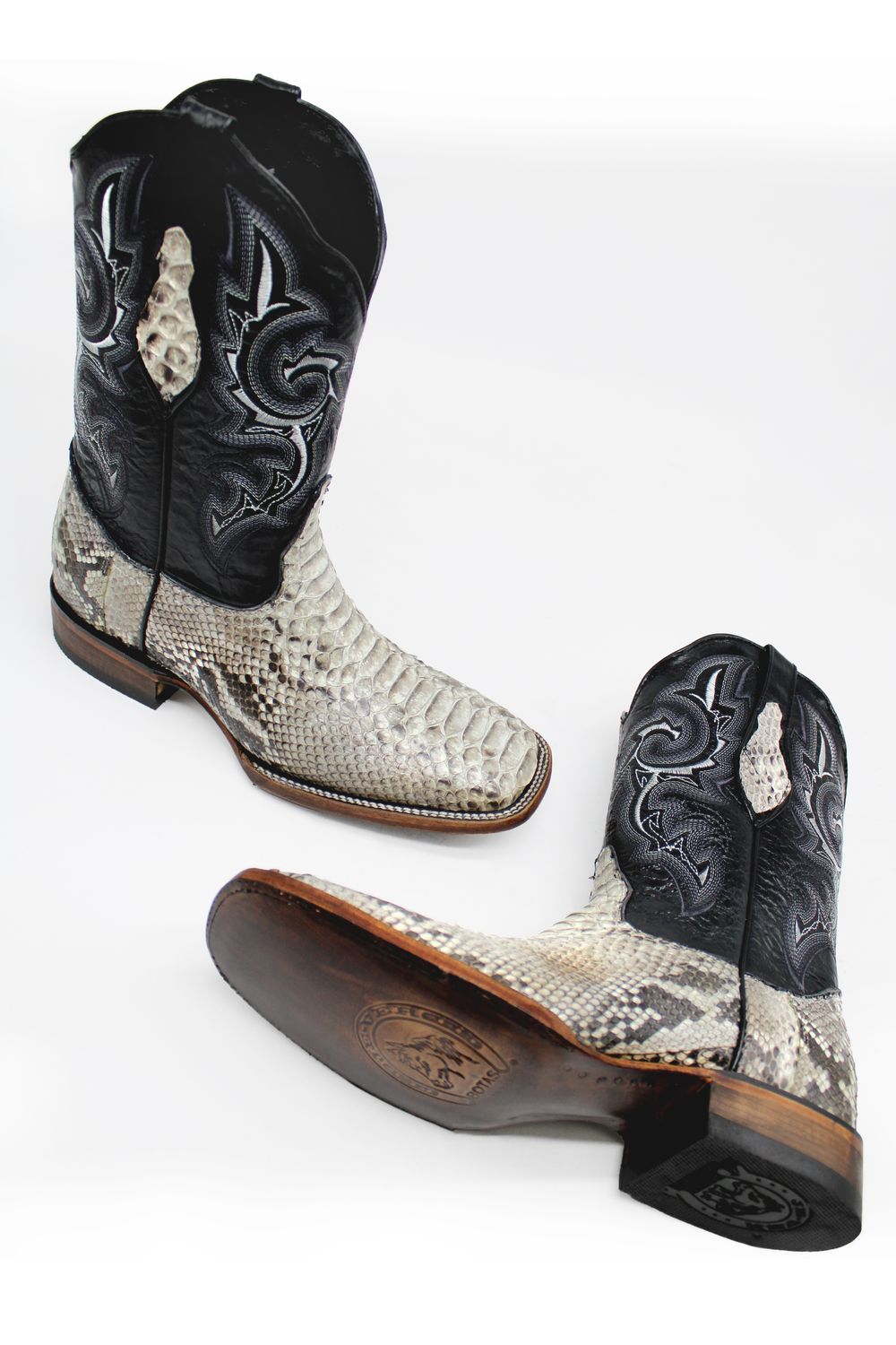 Bota Python Natural Rodeo Texana