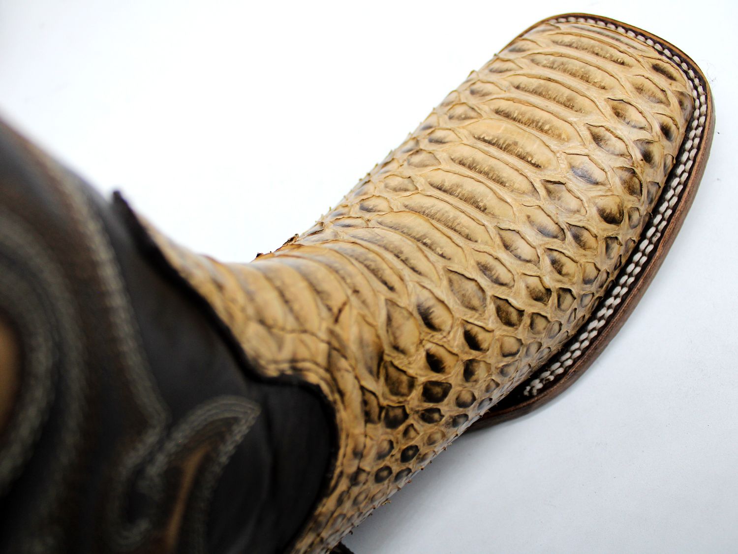 Bota Python Taupe Rodeo Texana