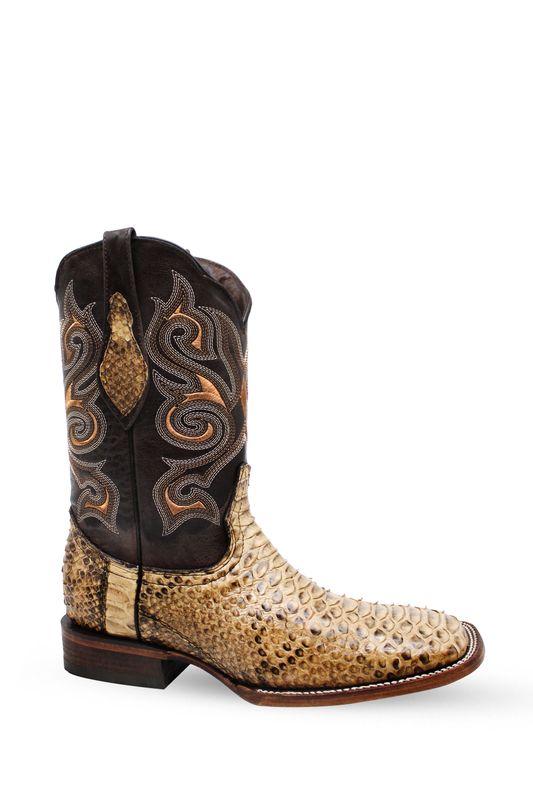 Bota Python Taupe Rodeo Texana