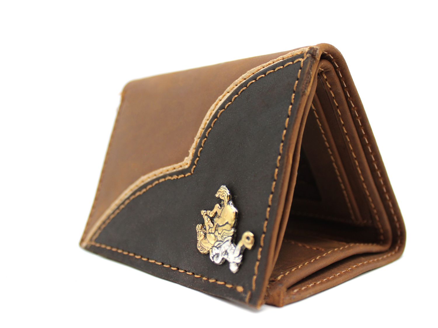 Cartera Marcus Piel Triple