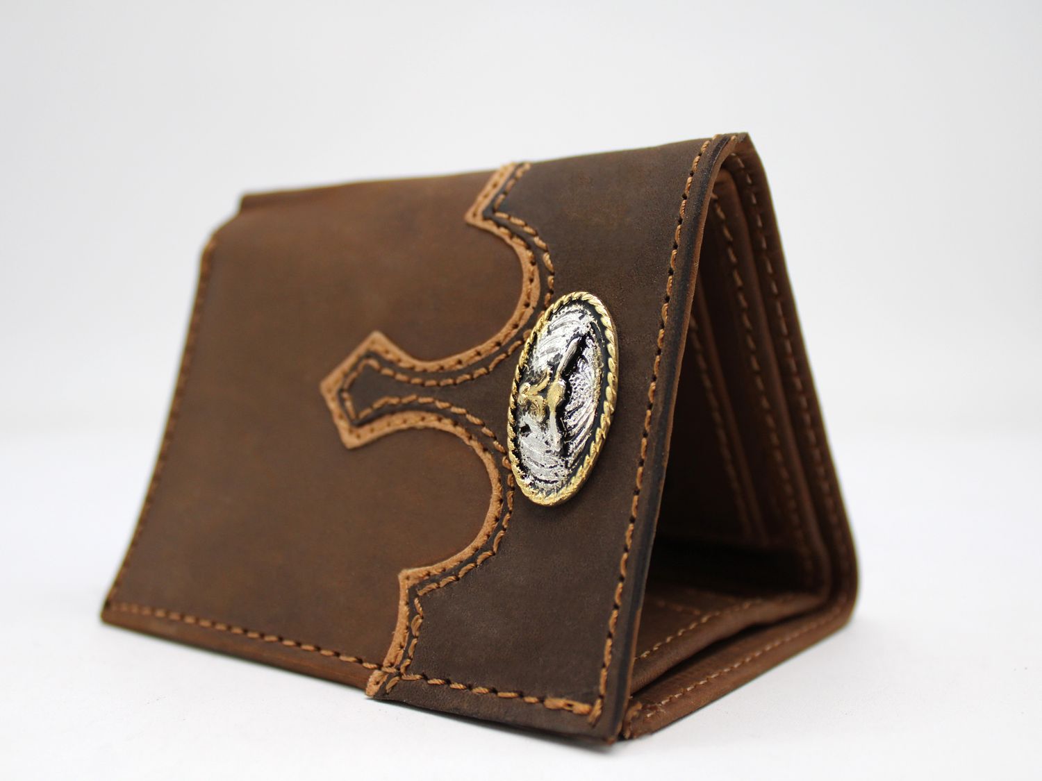 Cartera Marcus Piel Triple