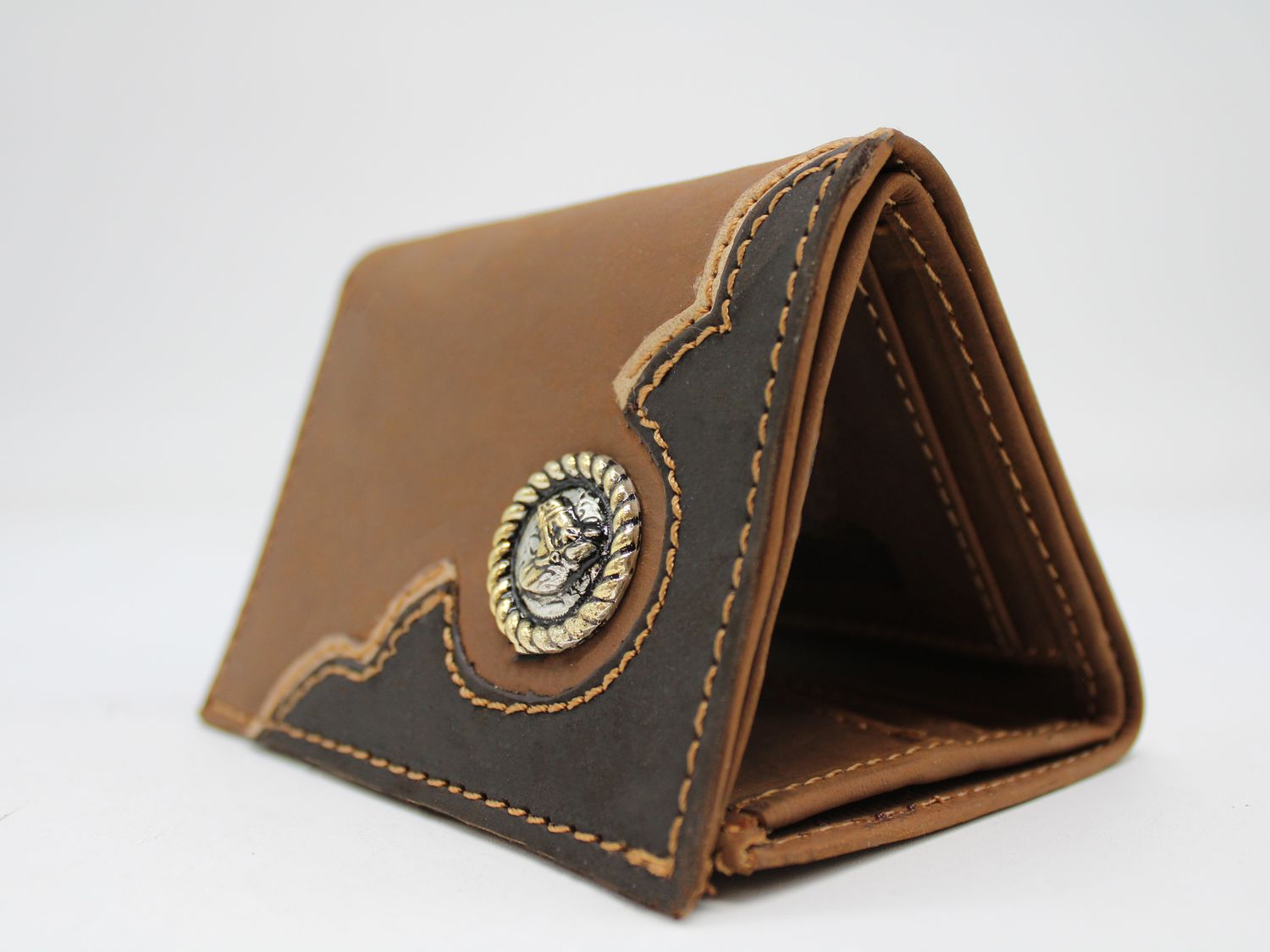 Cartera Marcus Piel Triple