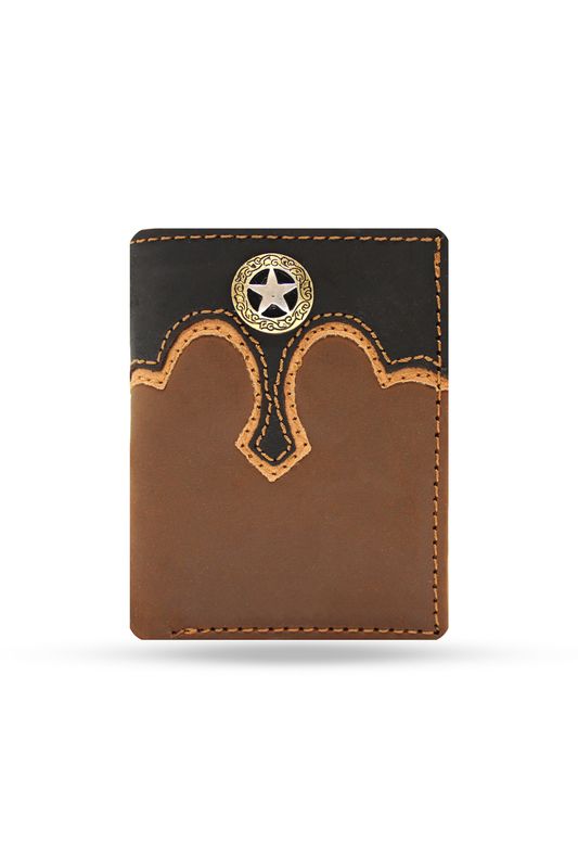 Cartera Marcus Piel Triple