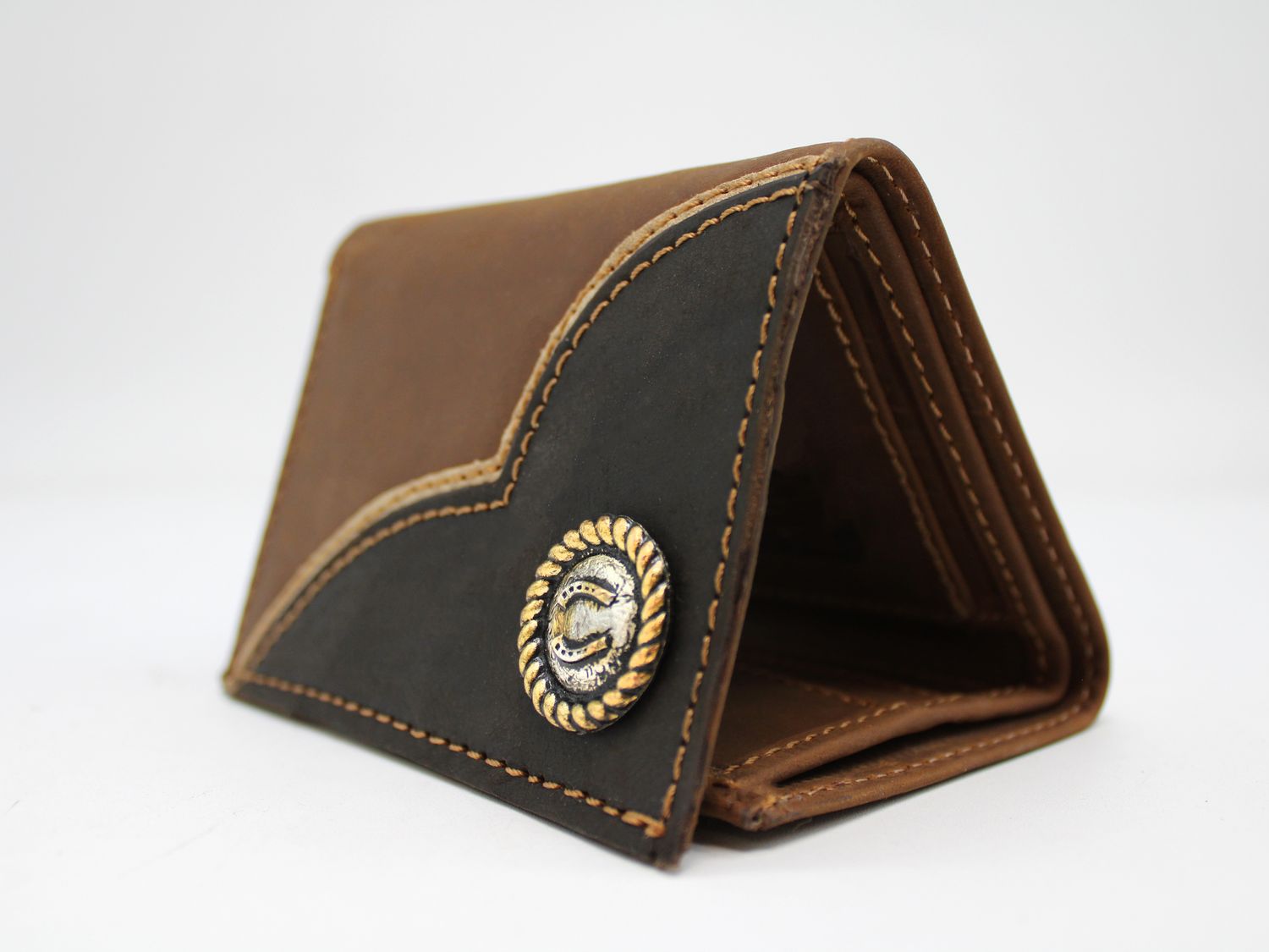 Cartera Marcus Piel Triple