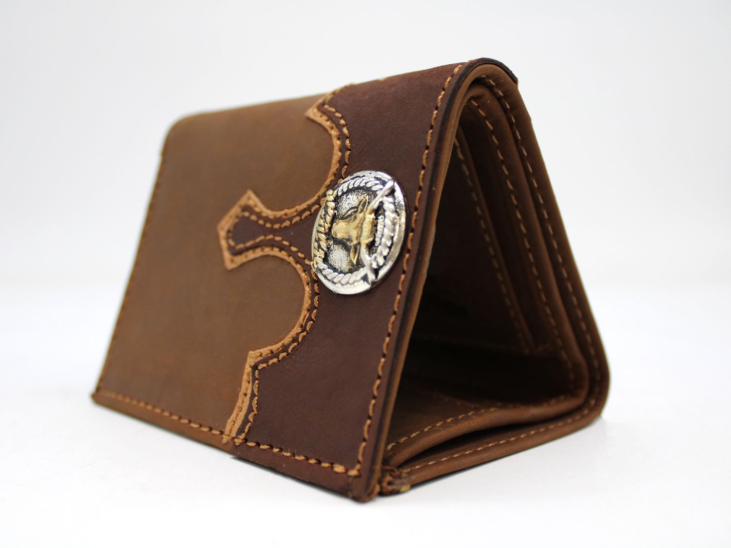 Cartera Marcus Piel Triple