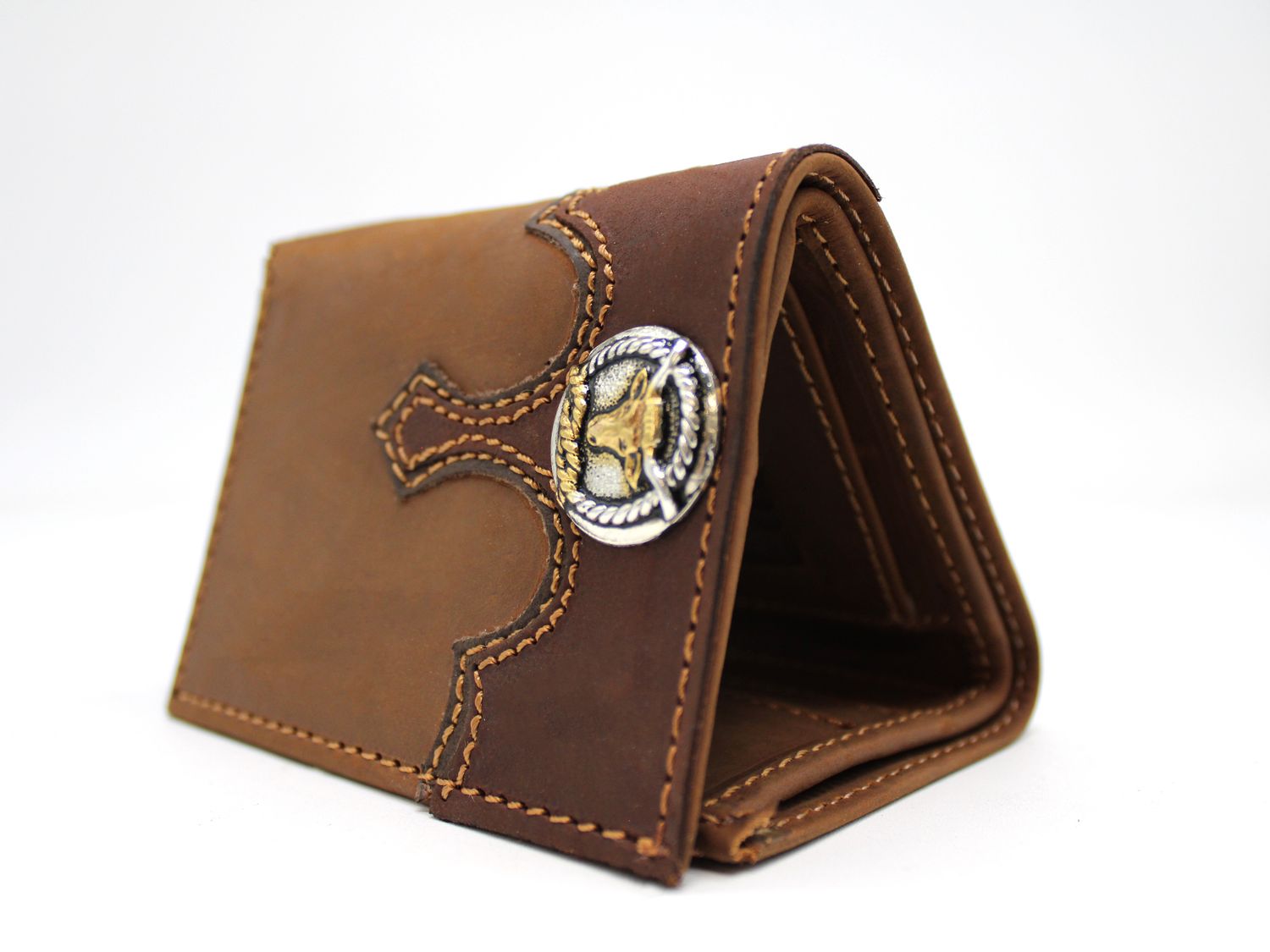 Cartera Marcus Piel Triple