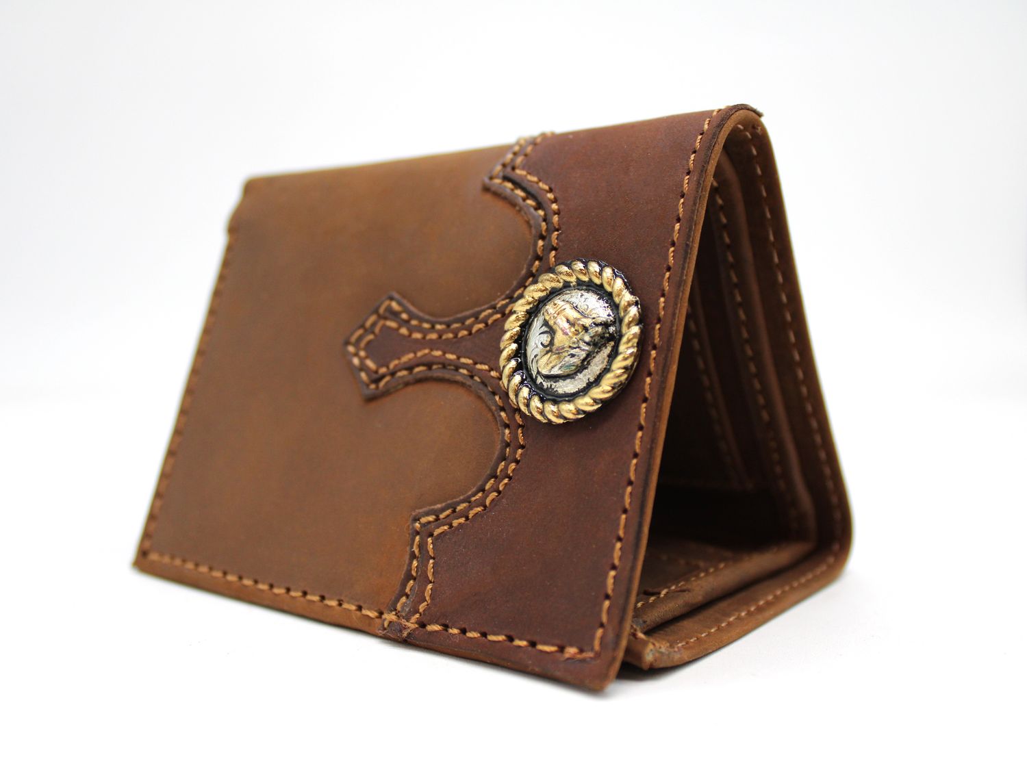 Cartera Marcus Piel Triple