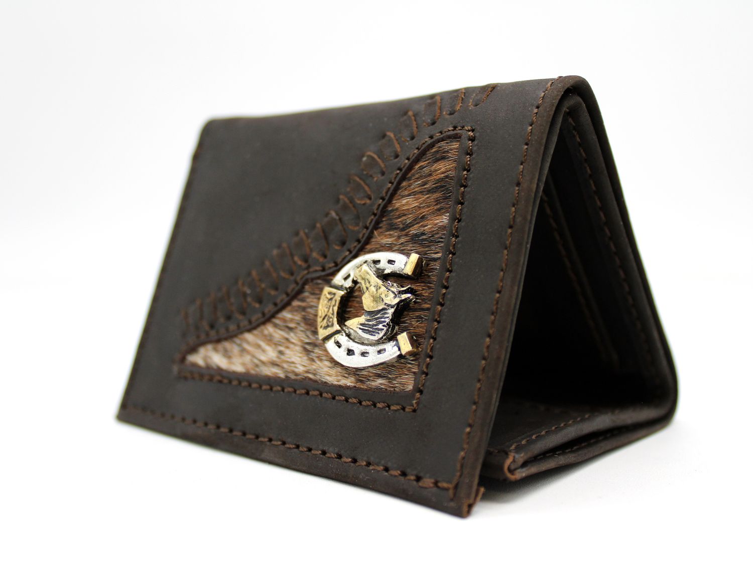 Cartera Marcus Piel Triple