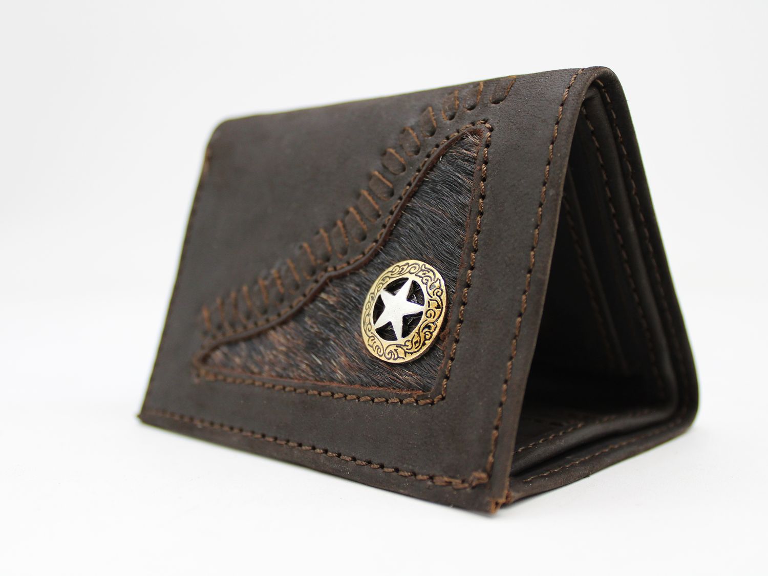 Cartera Marcus Piel Triple