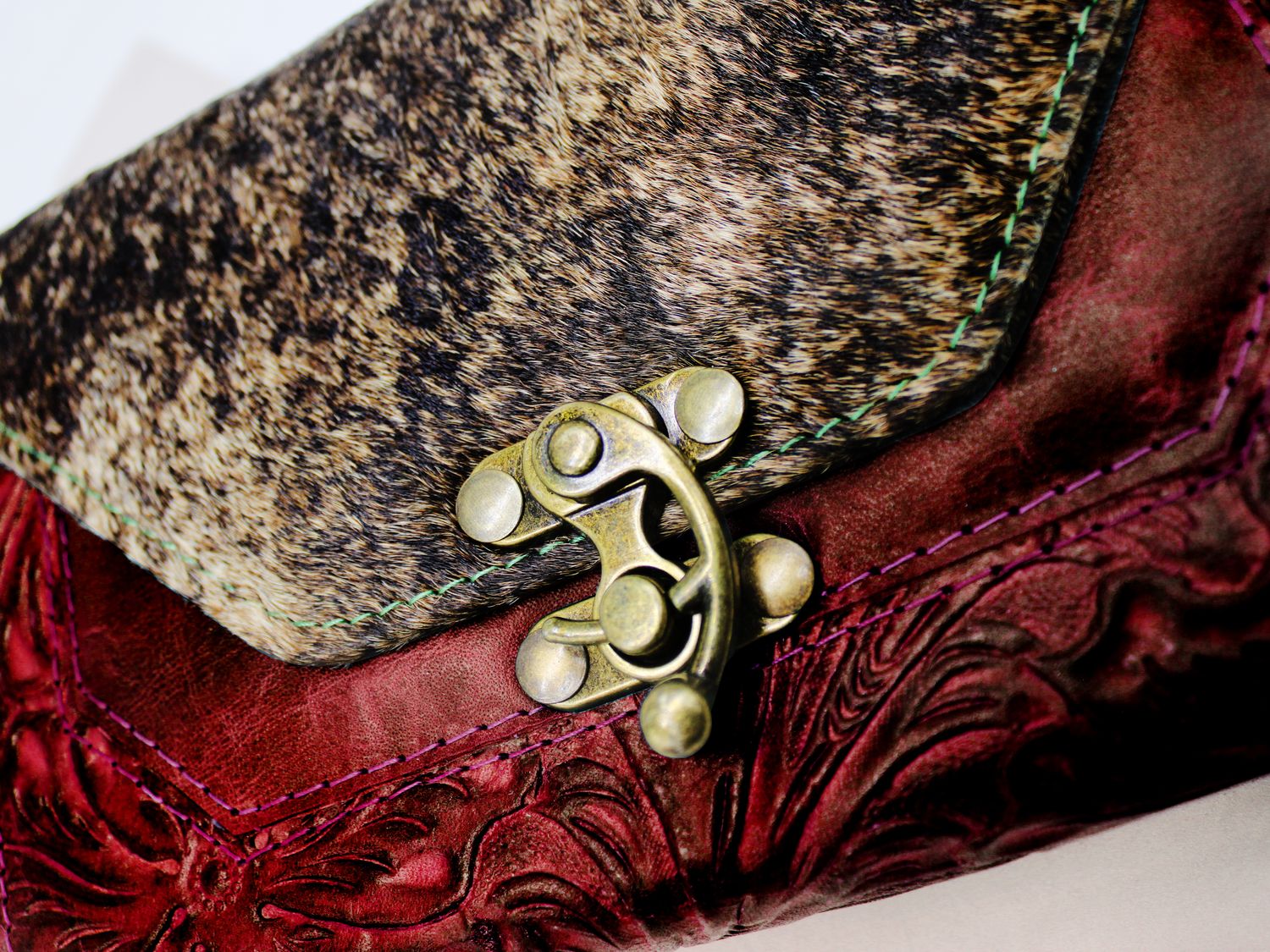 Cartera Piel Cincelada