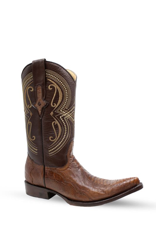 Bota Pata de Avestruz Café
