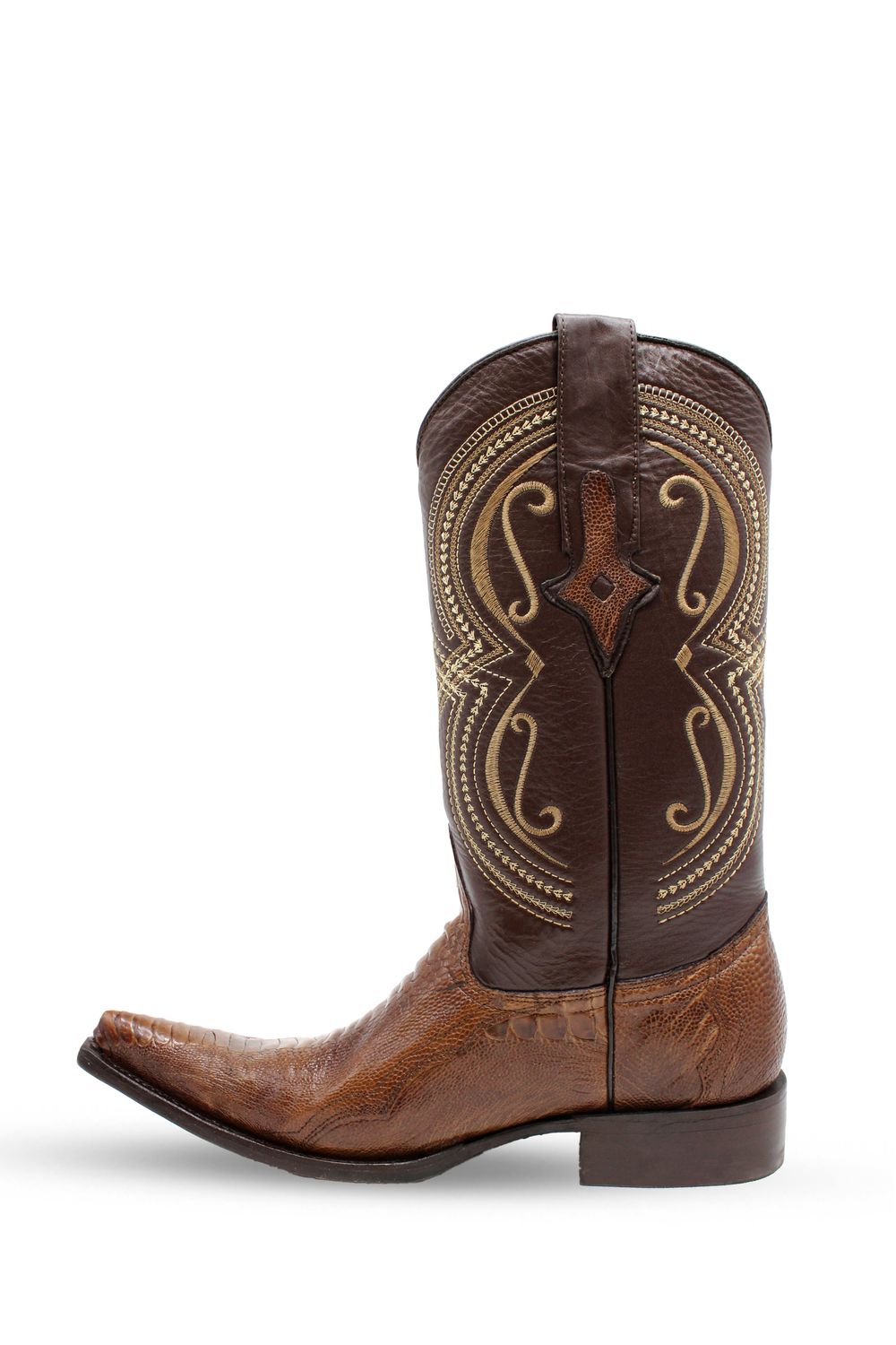 Bota Pata de Avestruz Café