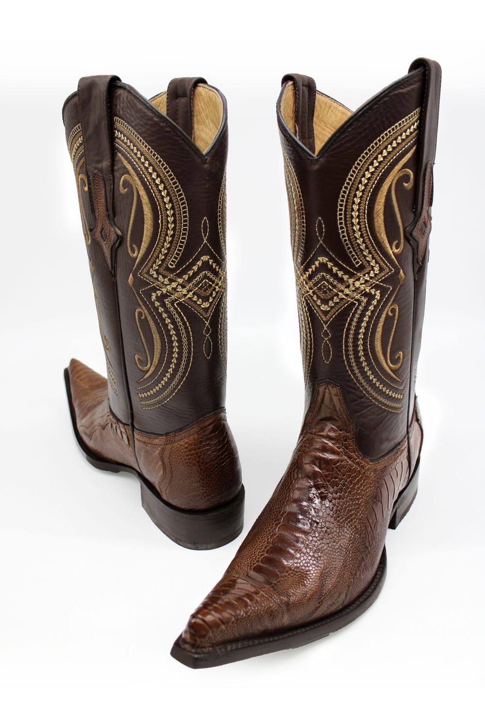 Bota Pata de Avestruz Café