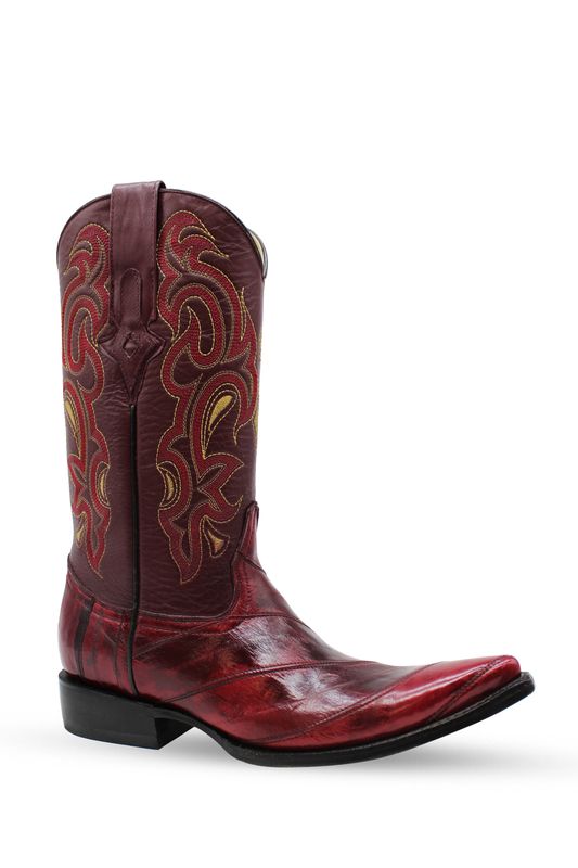Bota Anguila Vino Chihuahua