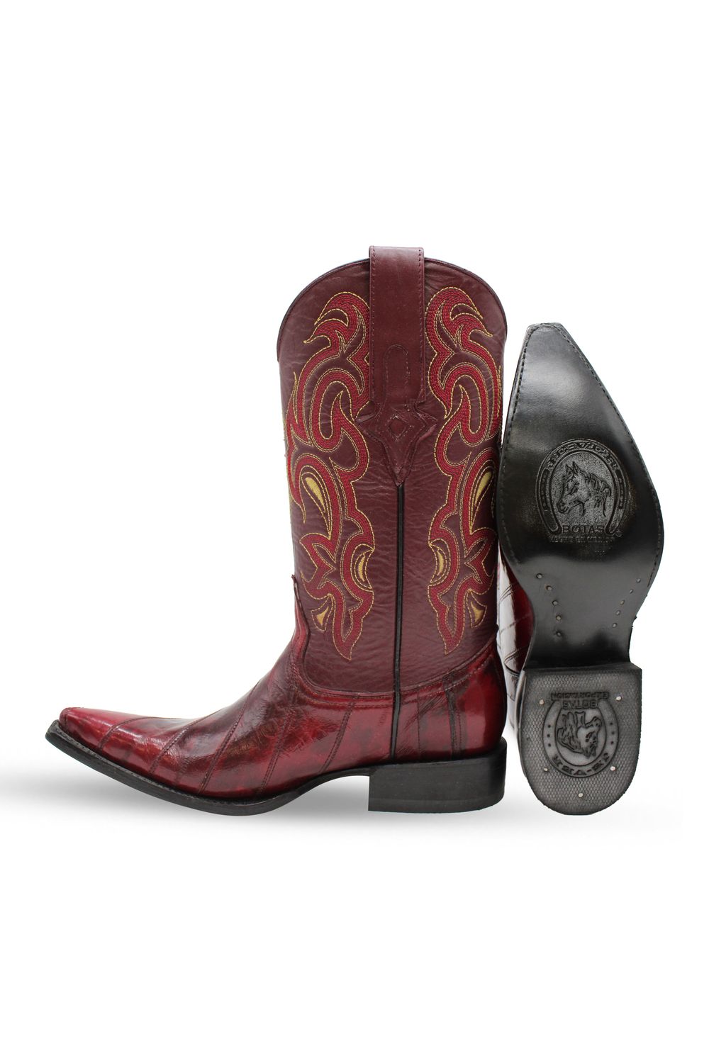 Bota Anguila Vino Chihuahua