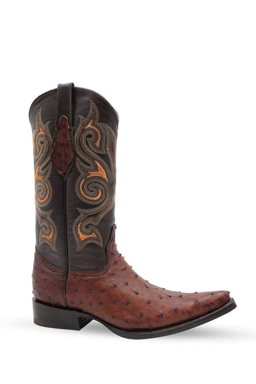 Bota Avestruz 1ra Café Chihuahua
