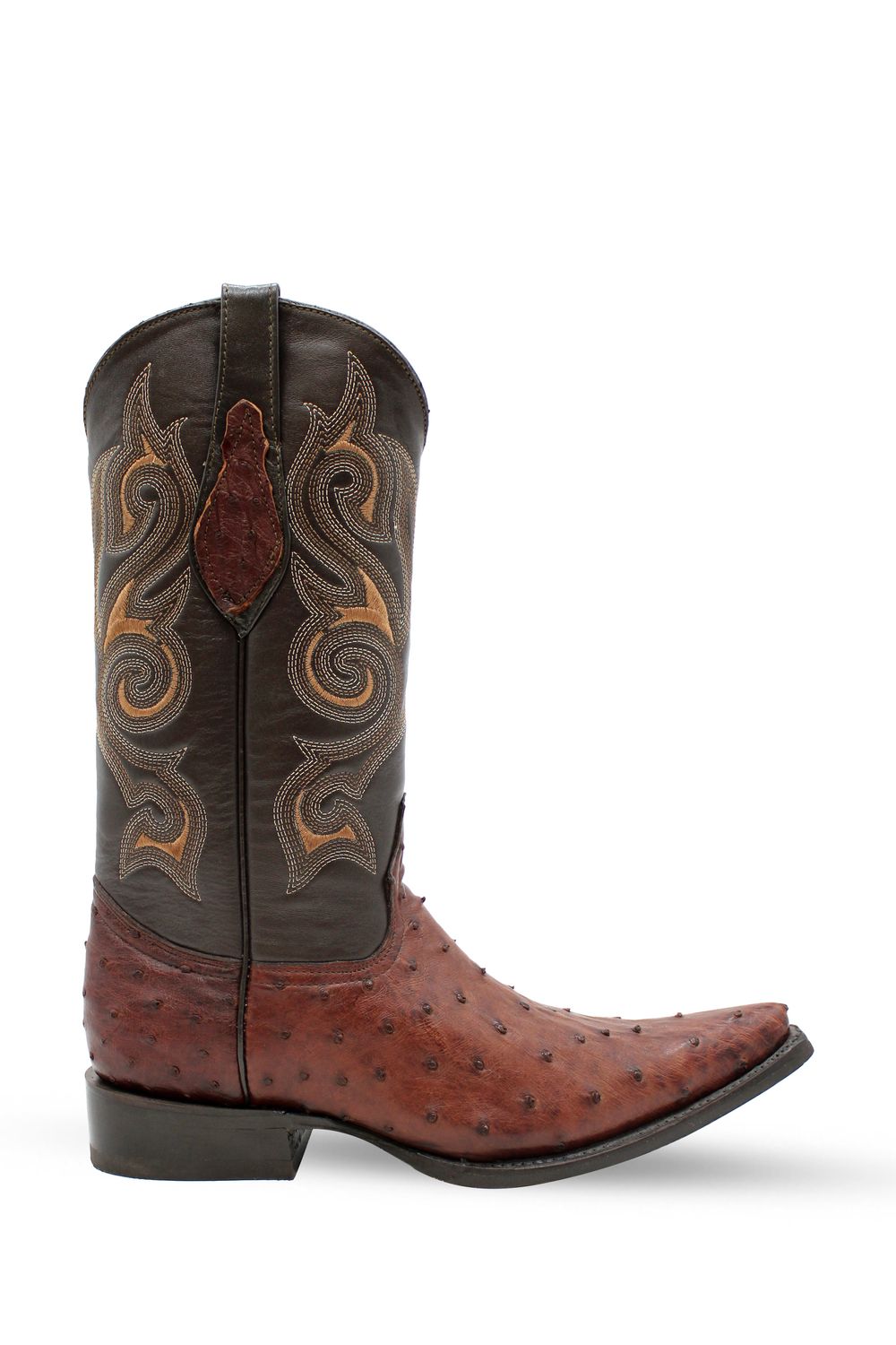 Bota Avestruz 1ra Café Chihuahua