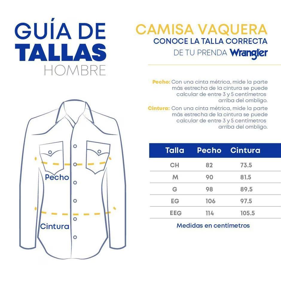 Camisa Lee de mezclilla manga larga