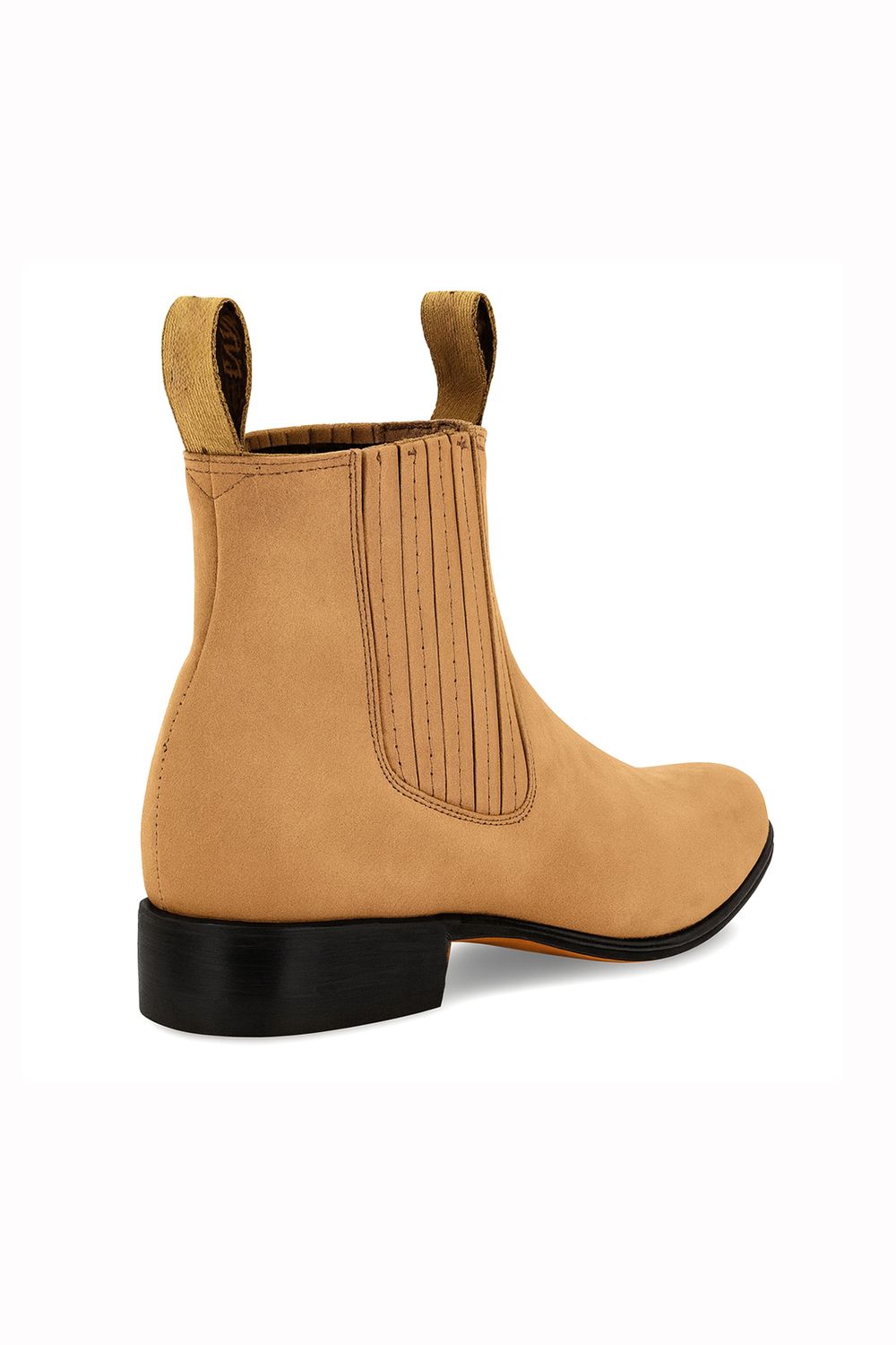 Botín Charro Nobuck Camel.