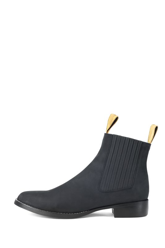 Botín Cerco Nobuck Negro.