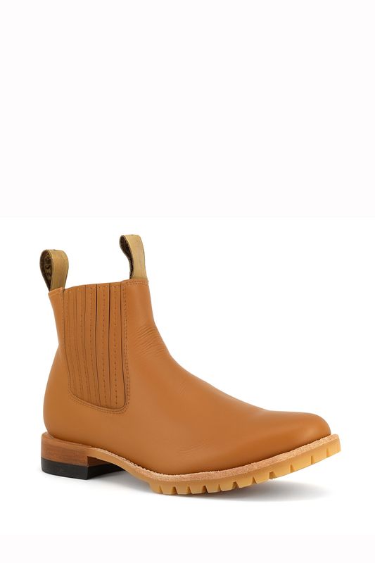 Botín Suela de Tractor Madera.