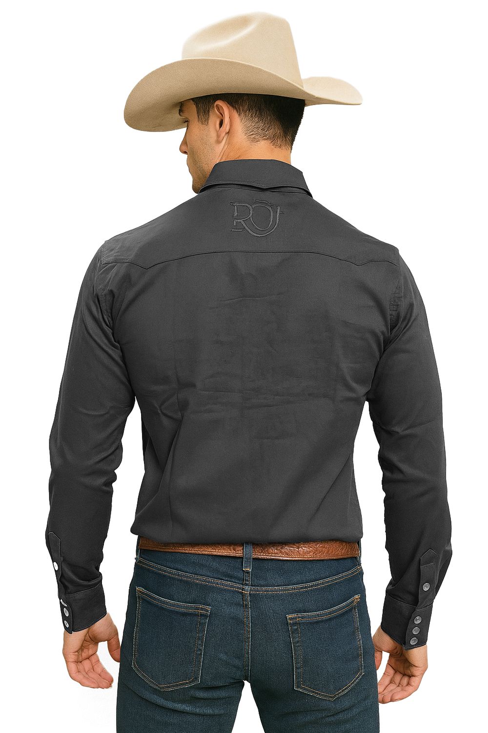 Camisa Rancho Cero Uno Gris