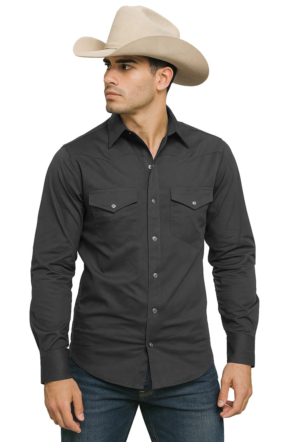 Camisa Rancho Cero Uno Gris