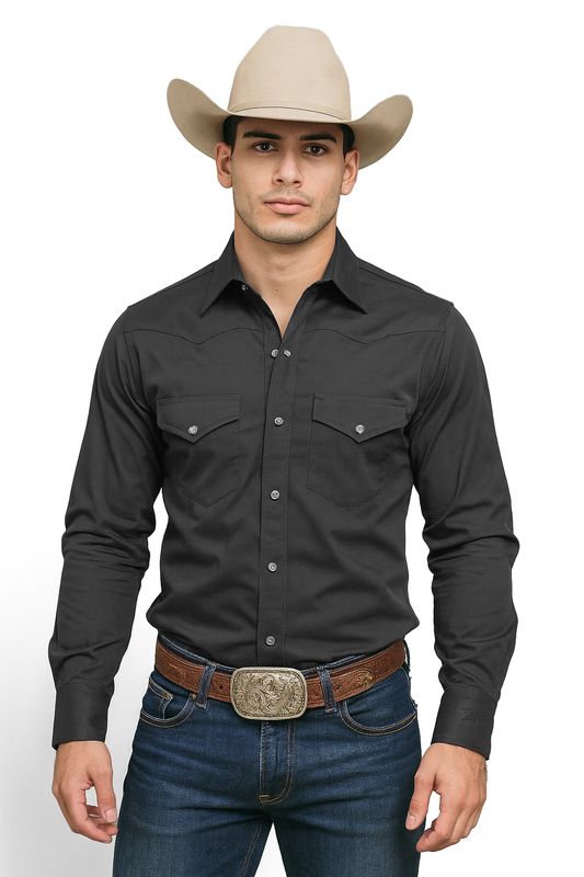Camisa Rancho Cero Uno Gris