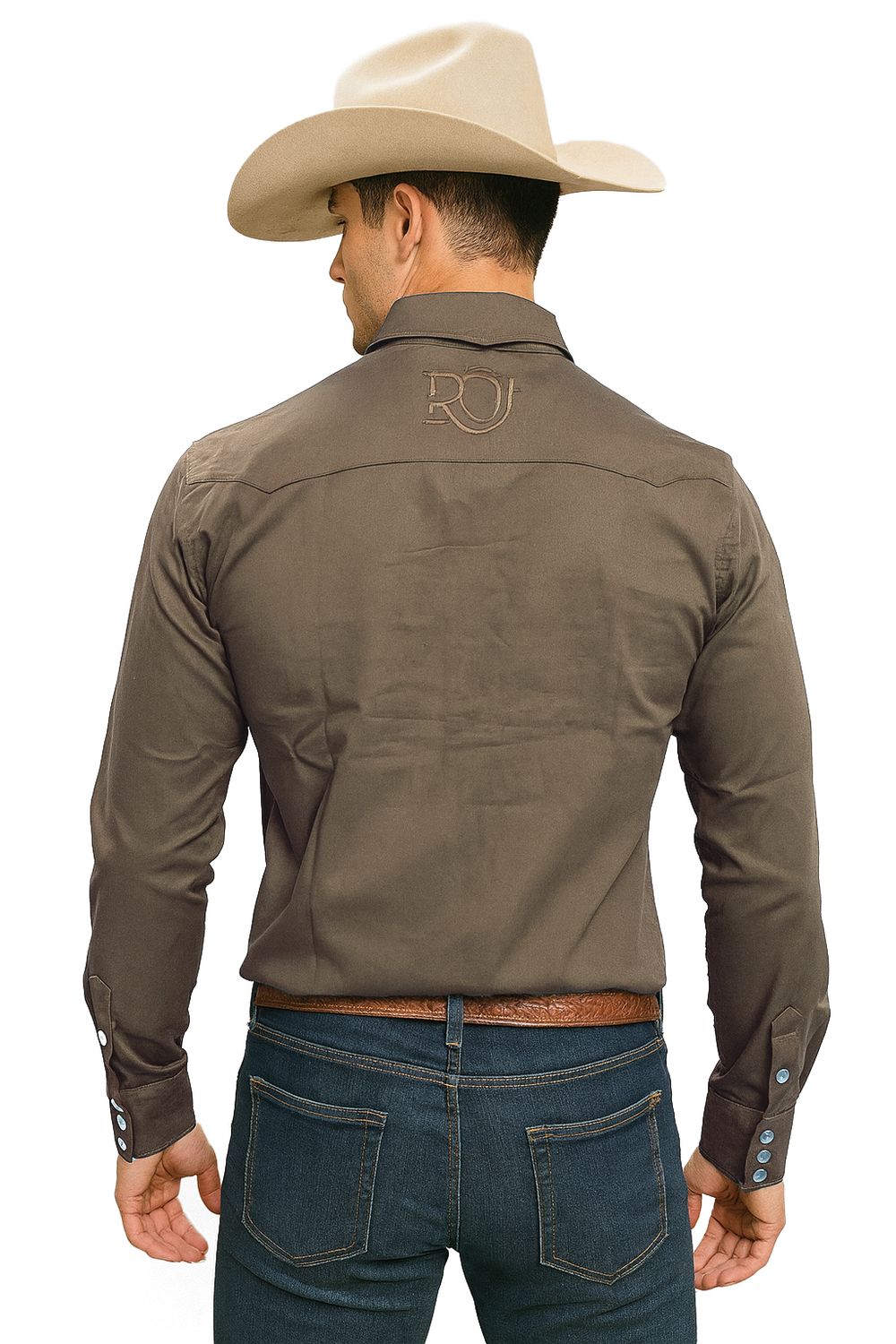 Camisa Rancho Cero Uno Café