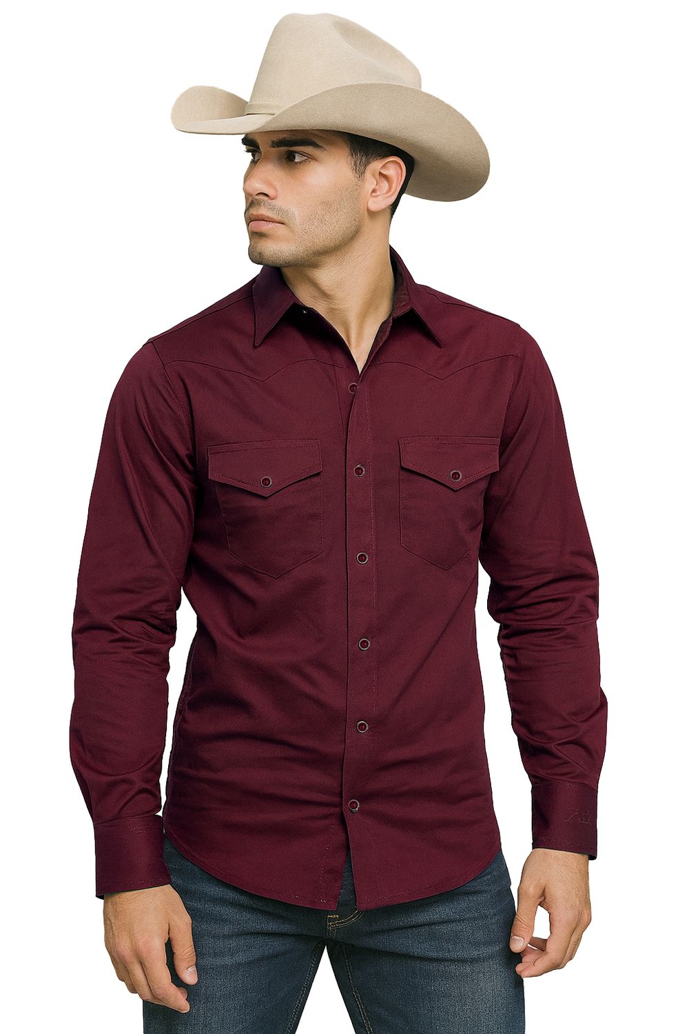 Camisa Rancho Cero Uno Vino
