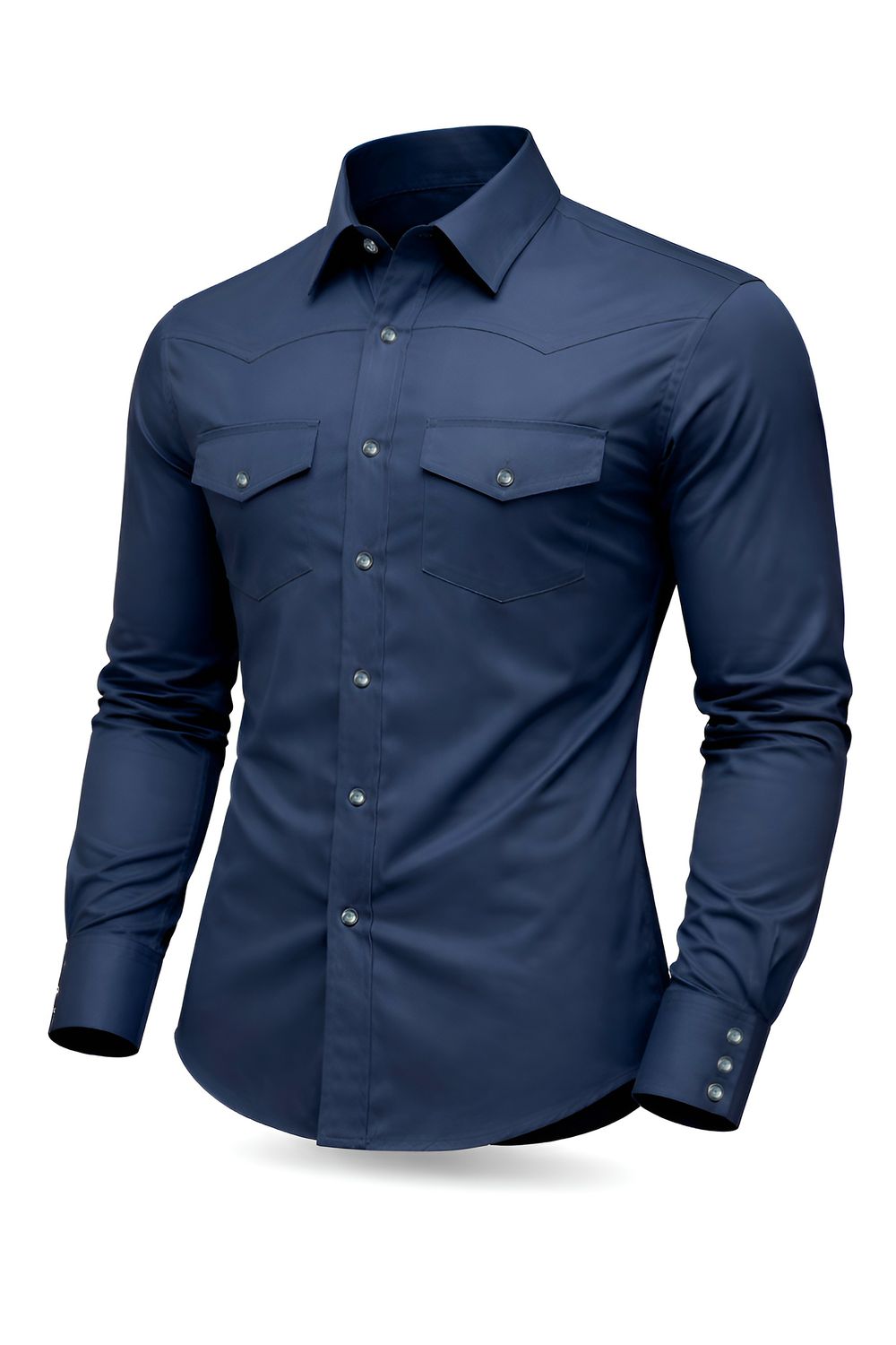 Camisa Rancho Cero Uno Azul Marino