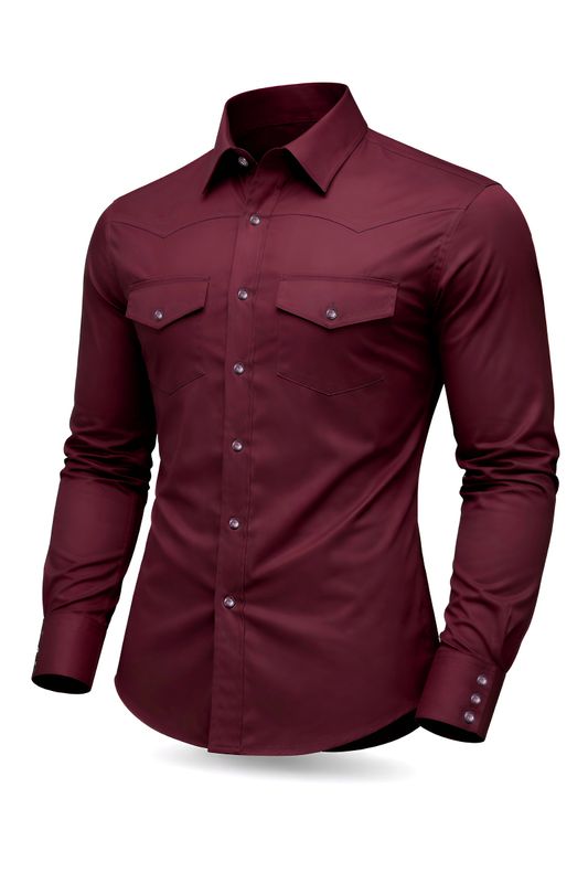 Camisa Rancho Cero Uno Vino