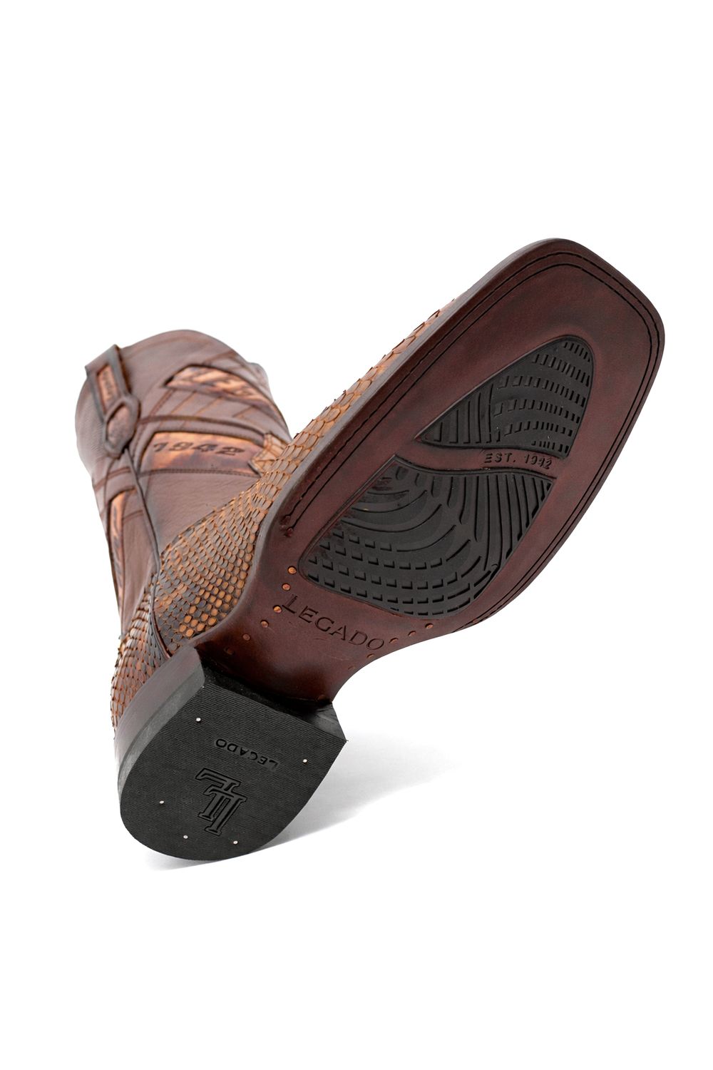 Bota Vaquera Legacy Python Miel