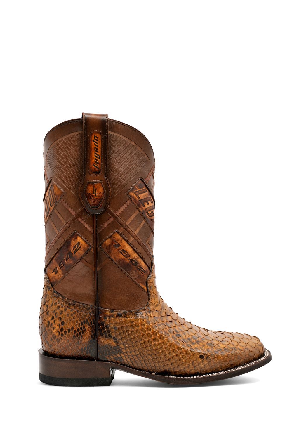 Bota Vaquera Legacy Python Miel