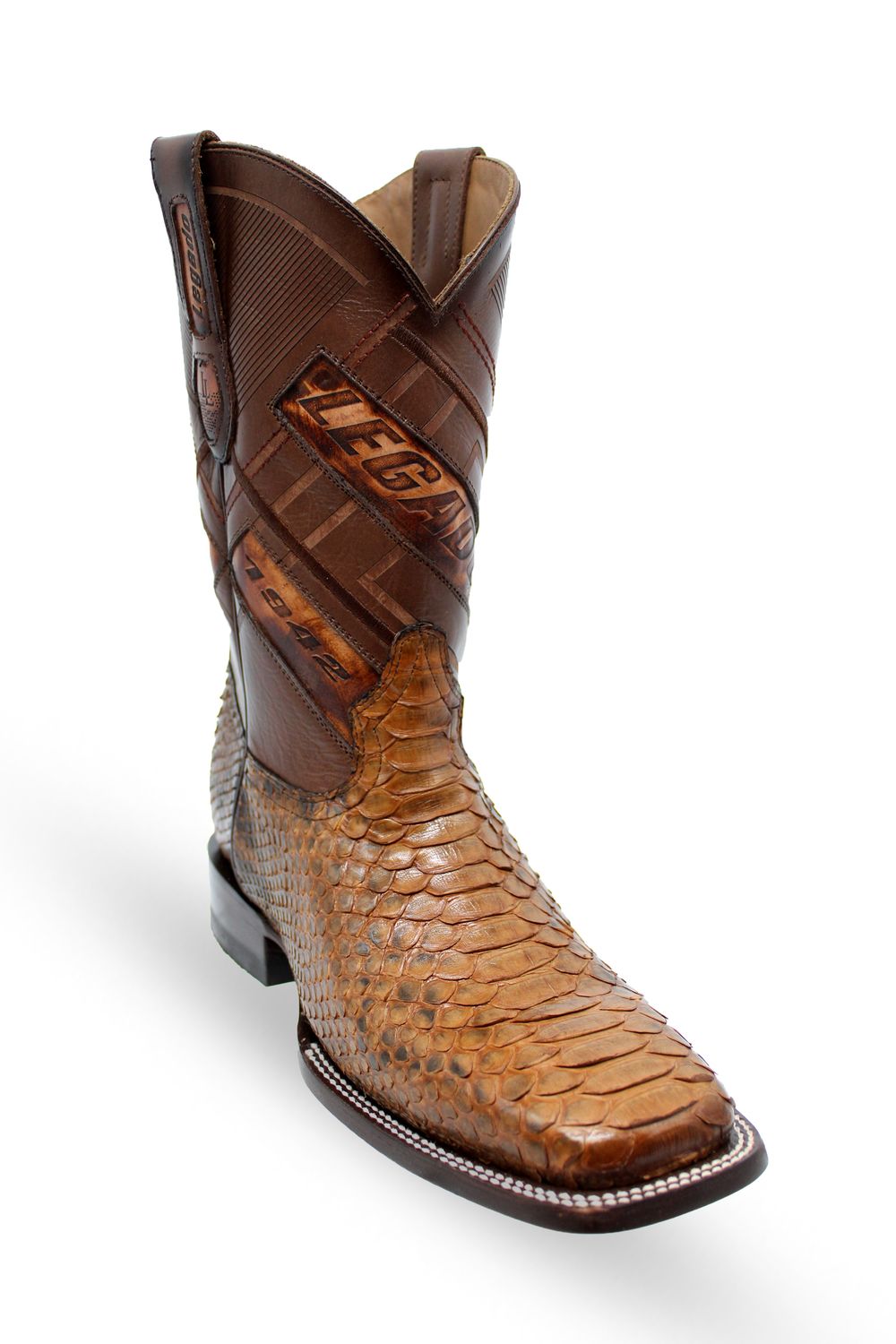 Bota Vaquera Legacy Python Miel