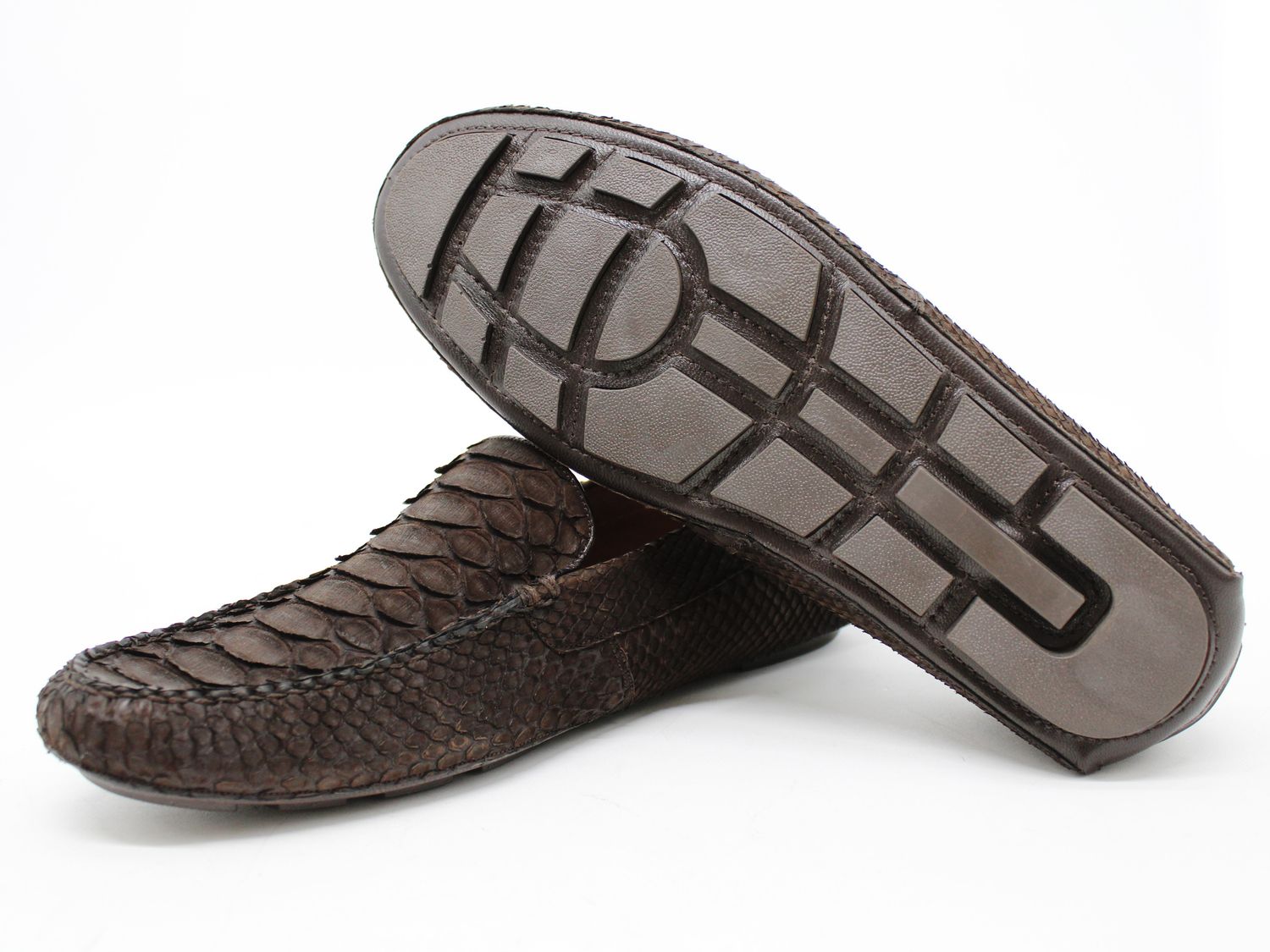 Driver Arte Fino Piel Python Café