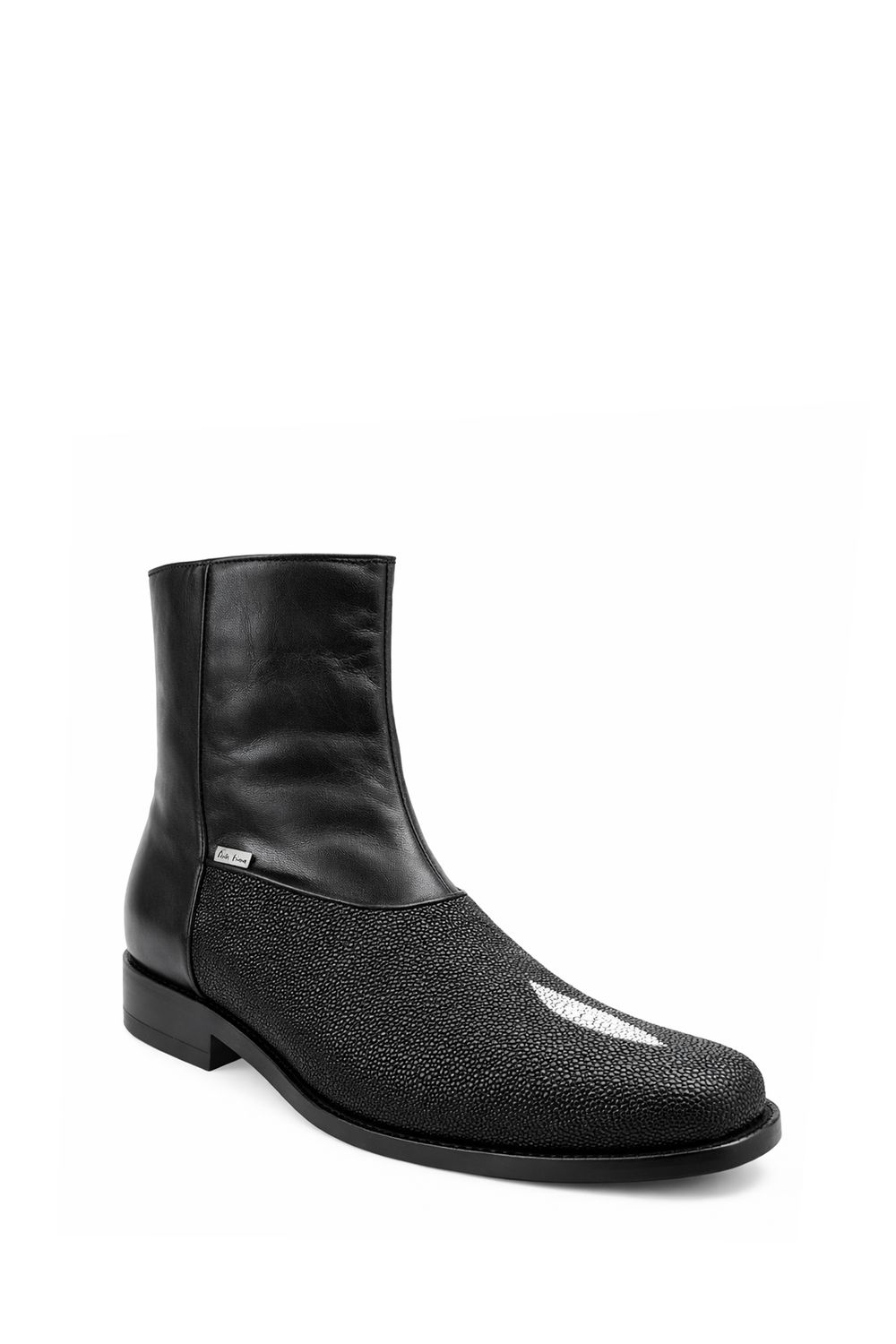 Botín Arte Fino Mantarraya Negro Macho