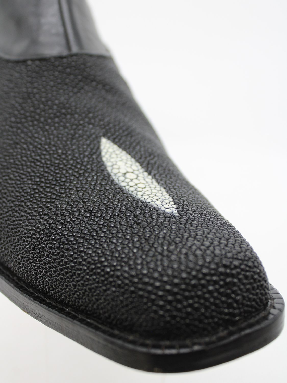 Botín Arte Fino Mantarraya Negro Macho